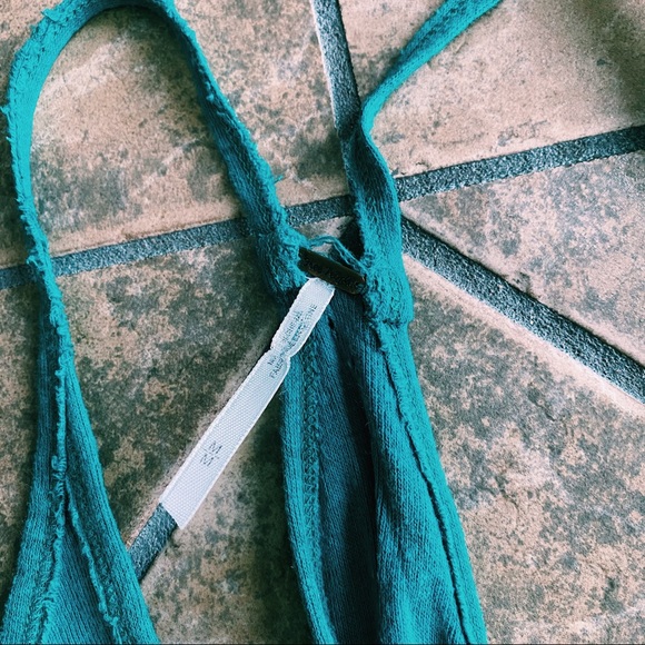 *FREE PEOPLE* Sundial Turquoise Tank Top - Picture 9 of 10
